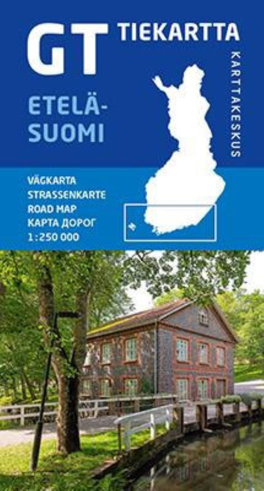 Finland South Karttakeskus Road Map