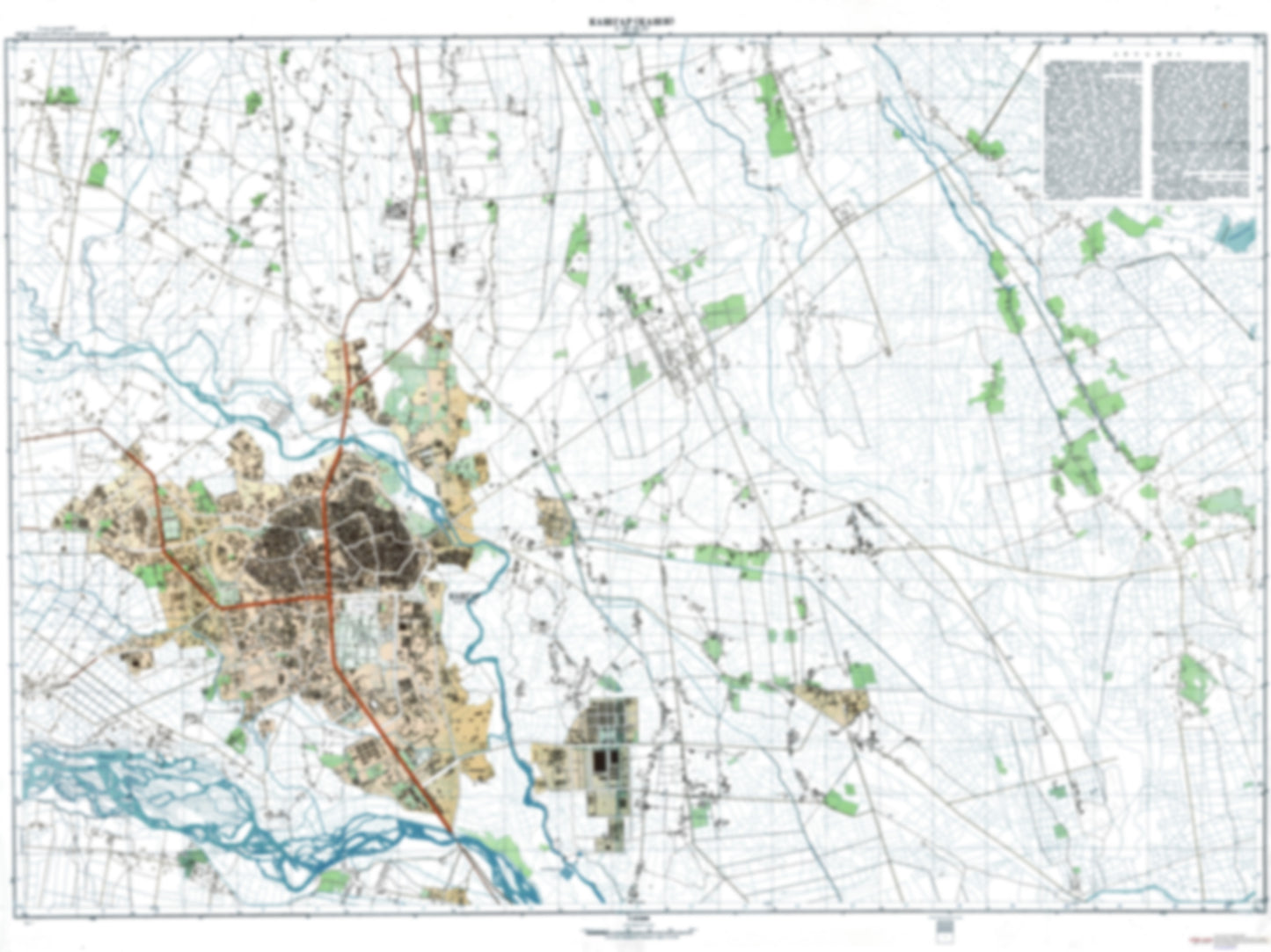 Kashgar / Kashi 1 (China) - Soviet Military City Plans