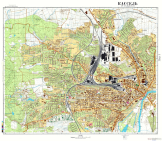 Kassel 1 (Germany) - Soviet Military City Plans