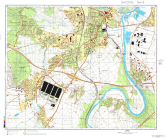 Kassel 3 (Germany) - Soviet Military City Plans