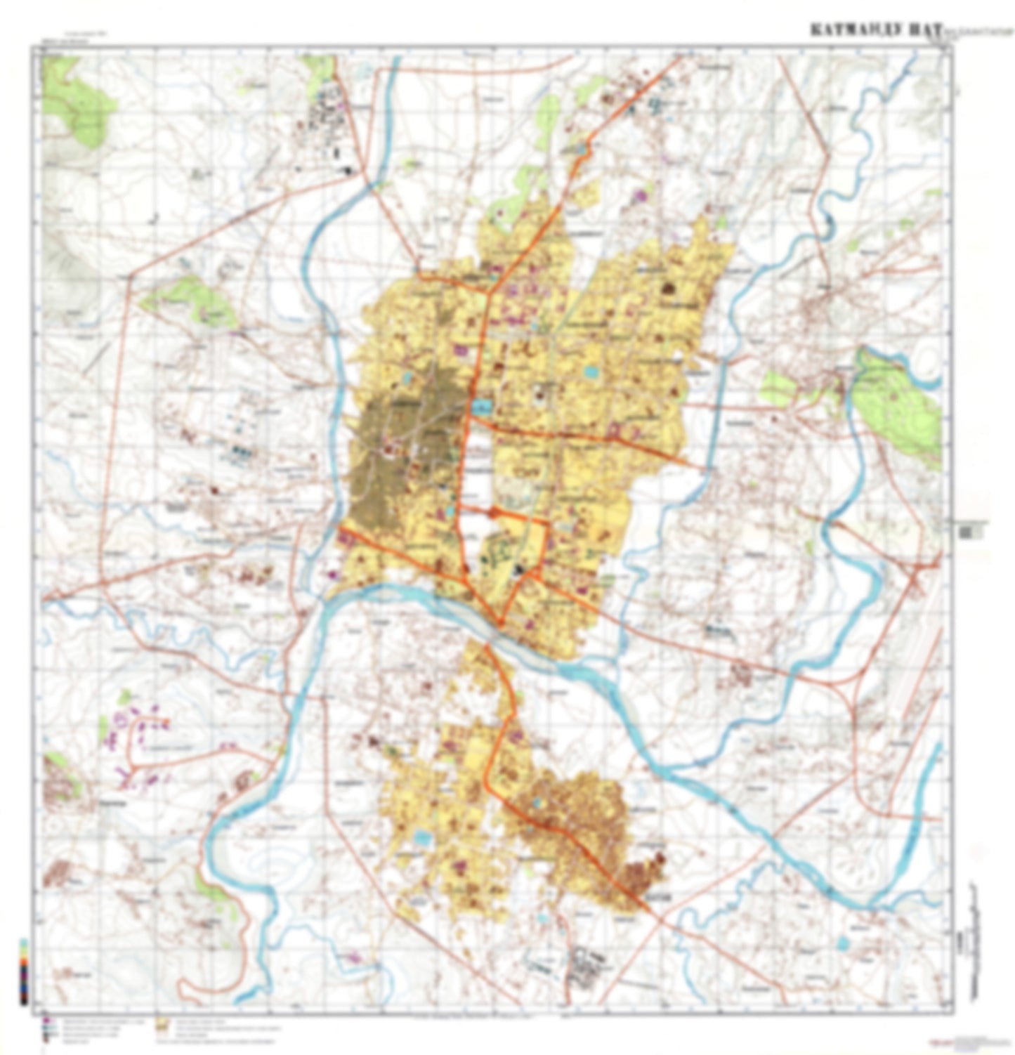 Kathmandu 1 (Nepal) - Soviet Military City Plans