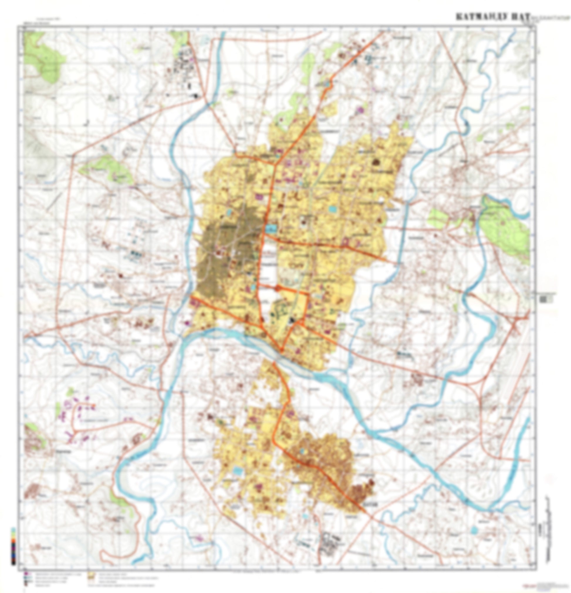 Kathmandu 1 (Nepal) - Soviet Military City Plans