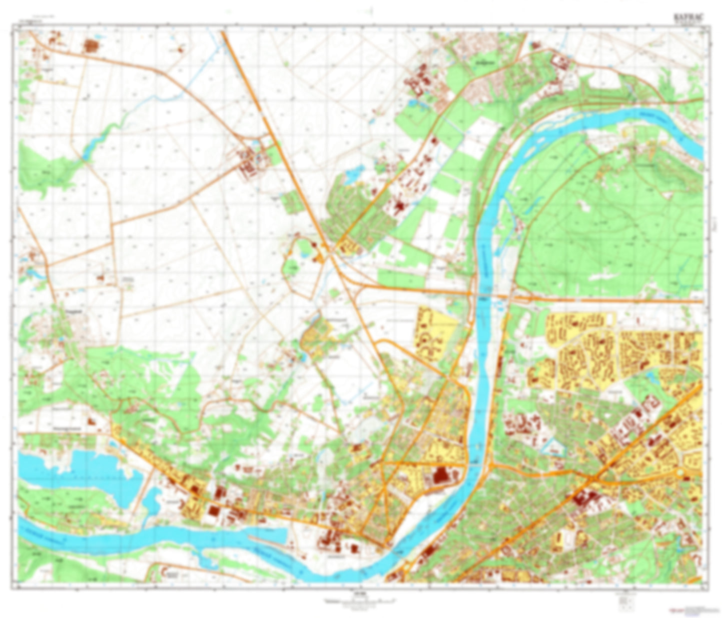 Kaunas 1 (Lithuania) - Soviet Military City Plans