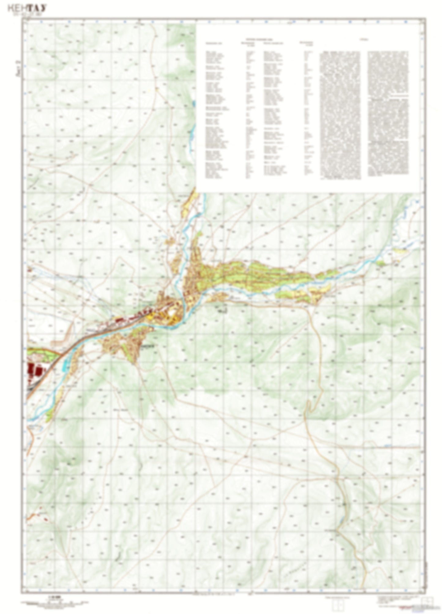 Kentau 2 (Kazakhstan) - Soviet Military City Plans