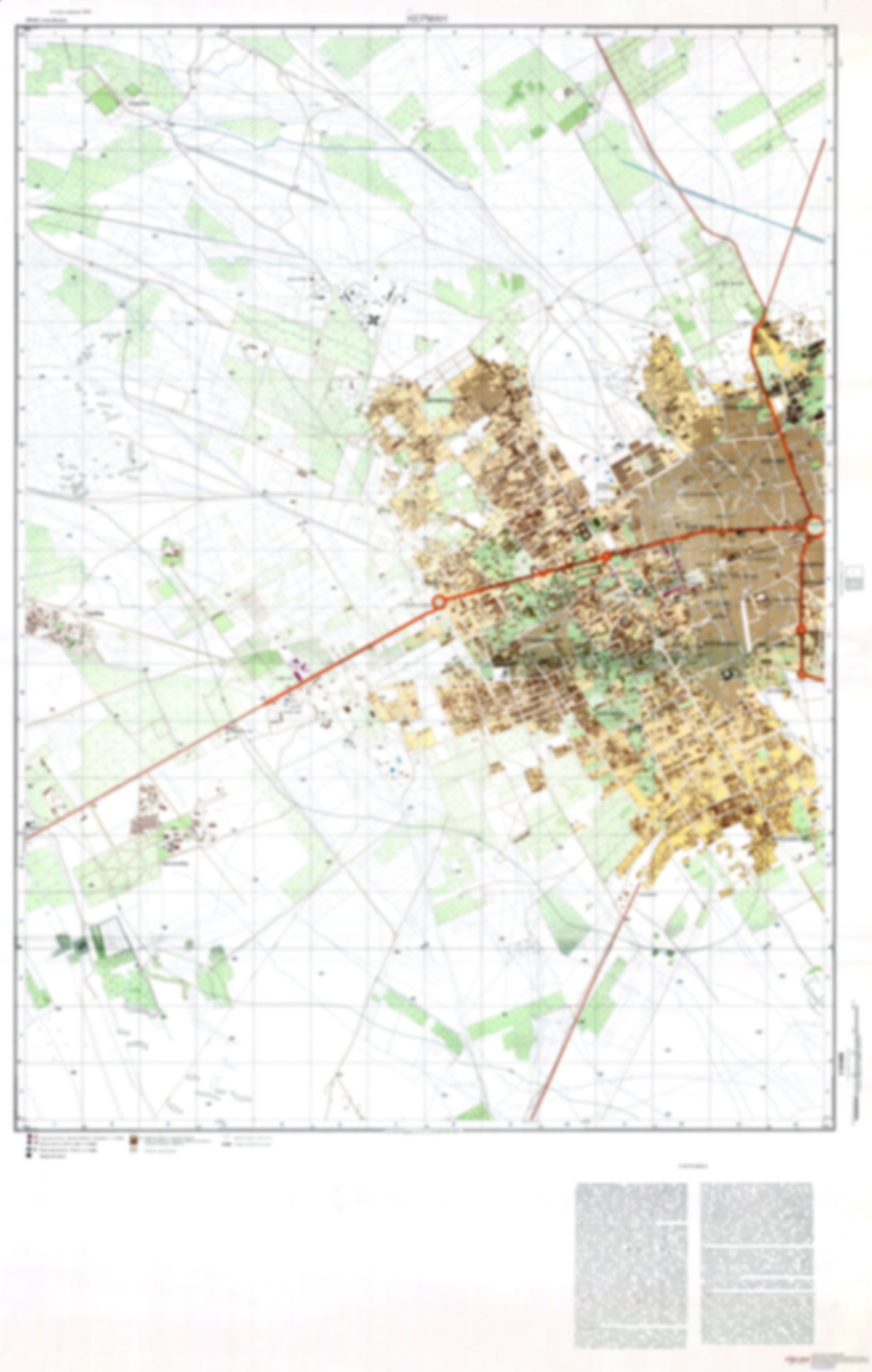 Kerman 1 (Iran) - Soviet Military City Plans