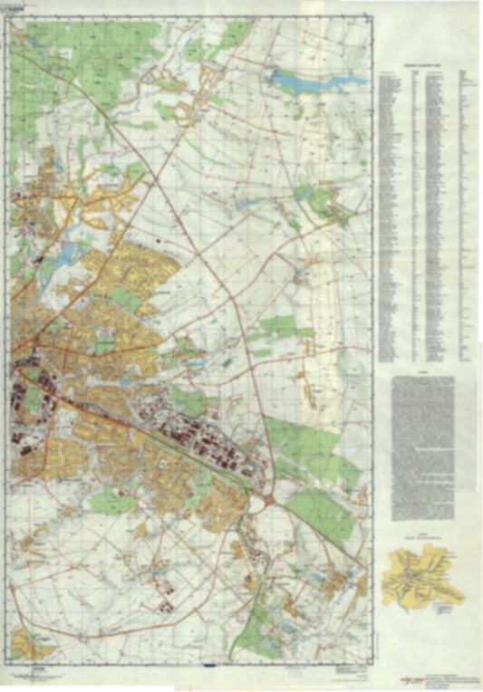 Kharkov 25k 2 (Ukraine) - Soviet Military City Plans