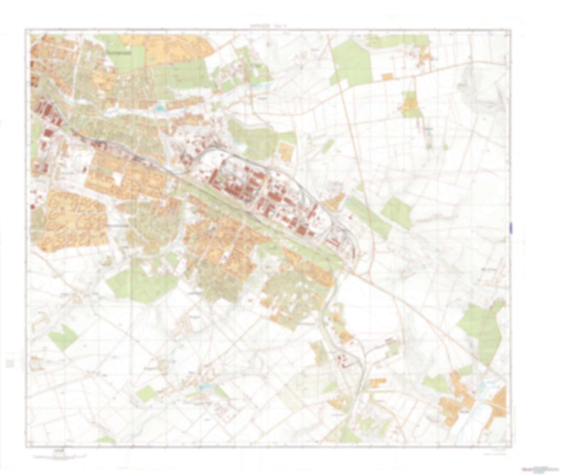 Kharkov 4 (Ukraine) - Soviet Military City Plans