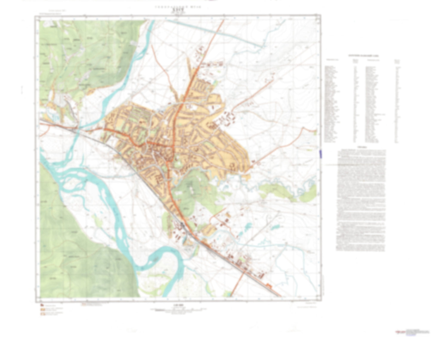 Khust (Ukraine) - Soviet Military City Plans