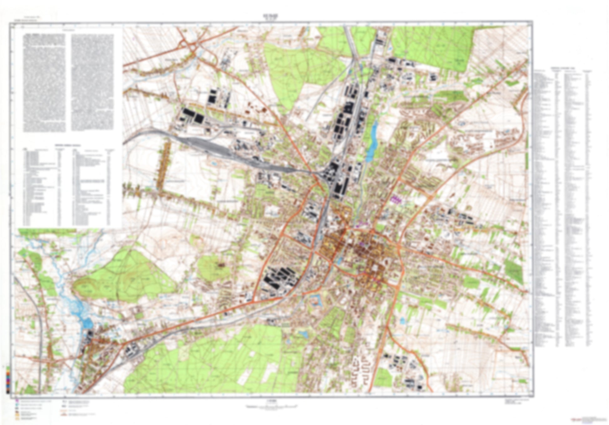 Kielce (Poland) - Soviet Military City Plans