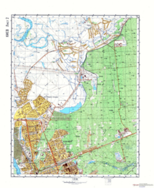 Kiev 2 (Ukraine) - Soviet Military City Plans