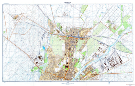 Ganja / Kirovobad 1 (Azerbaijan) - Soviet Military City Plans