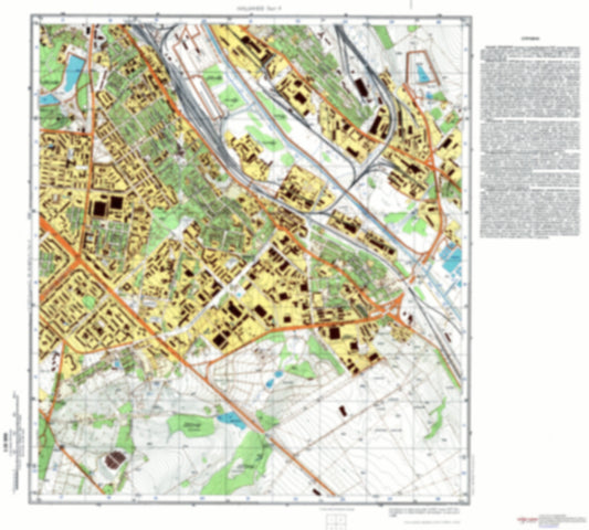 Kishinev 4 (Moldova) - Soviet Military City Plans