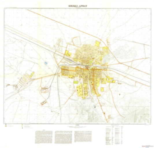 Kisyl-Arvat (Turkmenistan) - Soviet Military City Plans