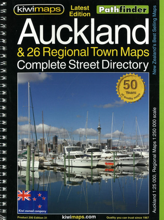 Auckland : & 26 regional town maps : complete street directory
