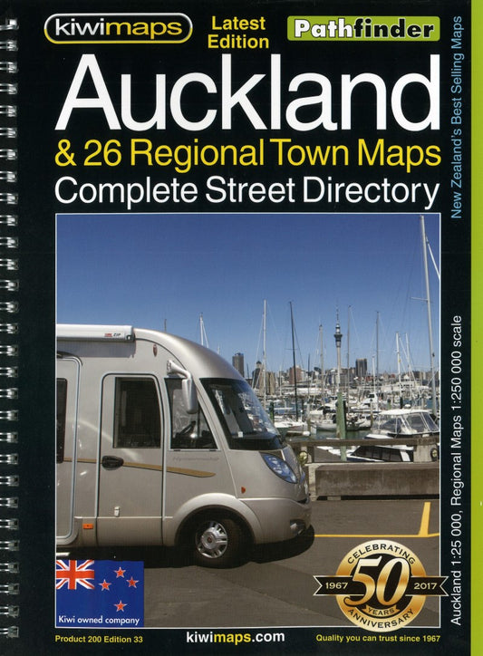 Auckland & 26 Regional Town Maps and Complete Street Directory