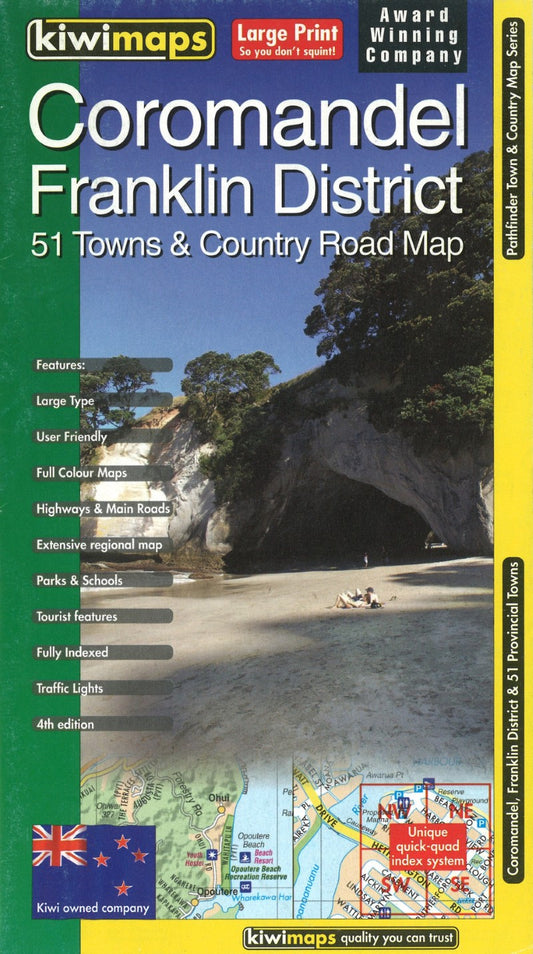 Coromandel Towns & District Pathfinder Map 130