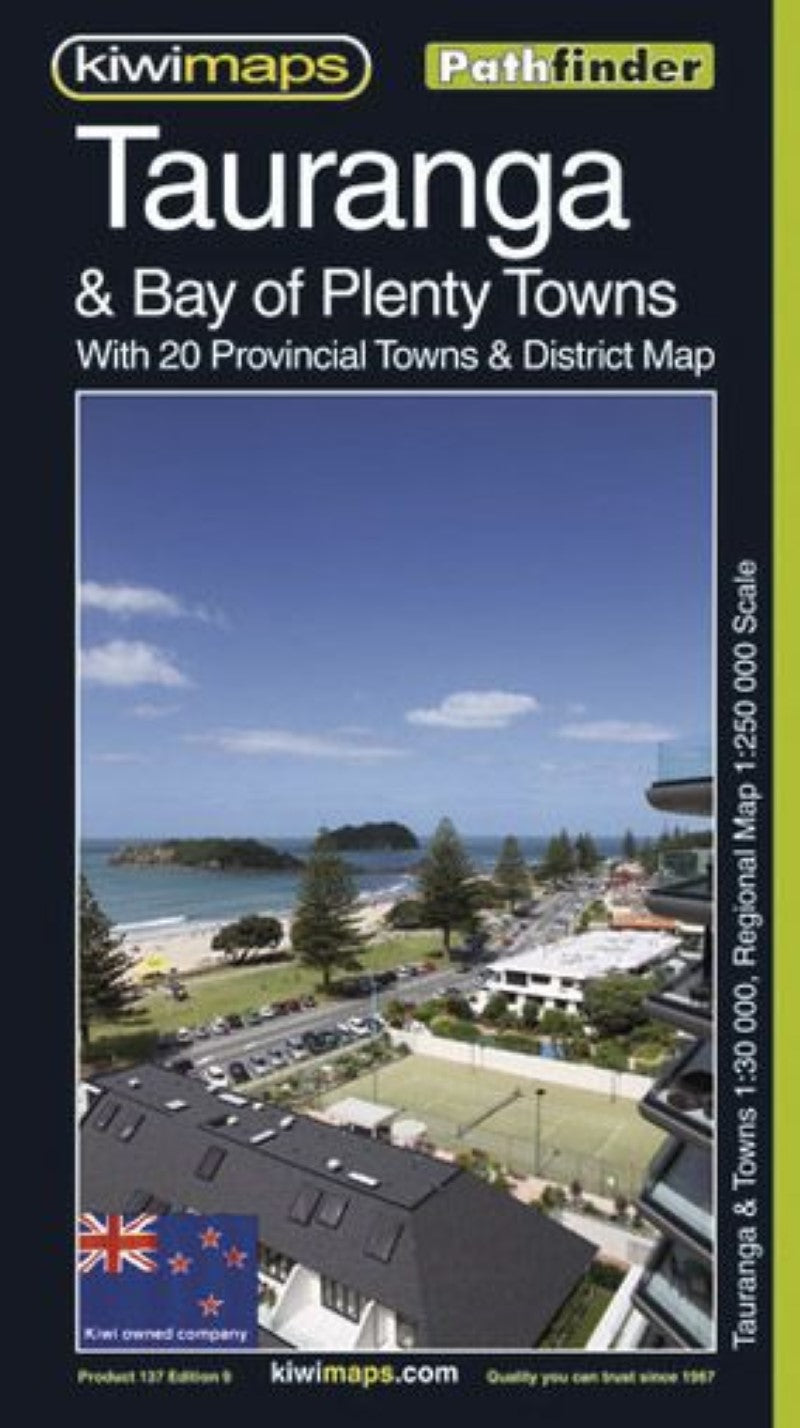 Tauranga & BOP Towns With 20 Provincial Towns & District Map