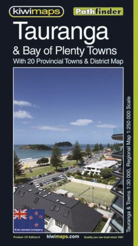 Tauranga & BOP Towns With 20 Provincial Towns & District Map