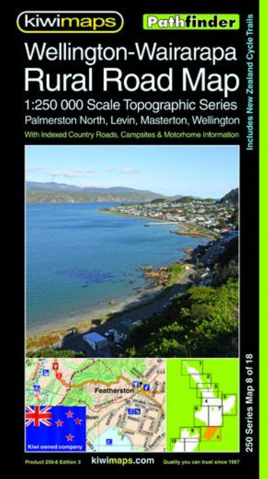 Wellington-Wairarapa Rural Road Map