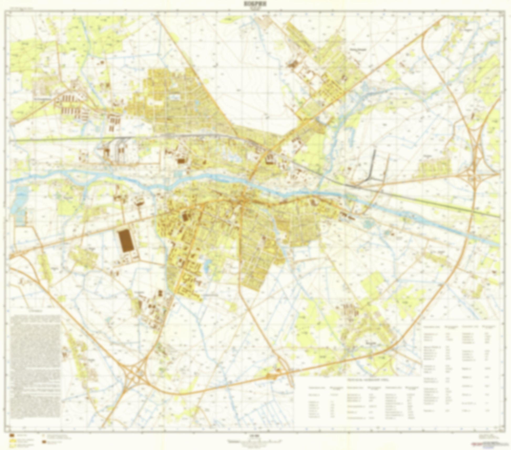Kobrin (Belarus) - Soviet Military City Plans