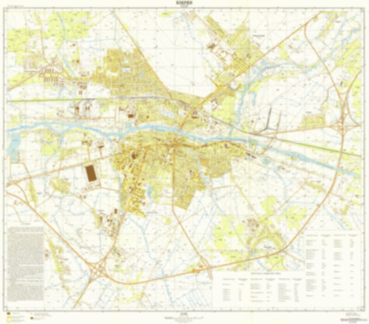 Kobrin (Belarus) - Soviet Military City Plans