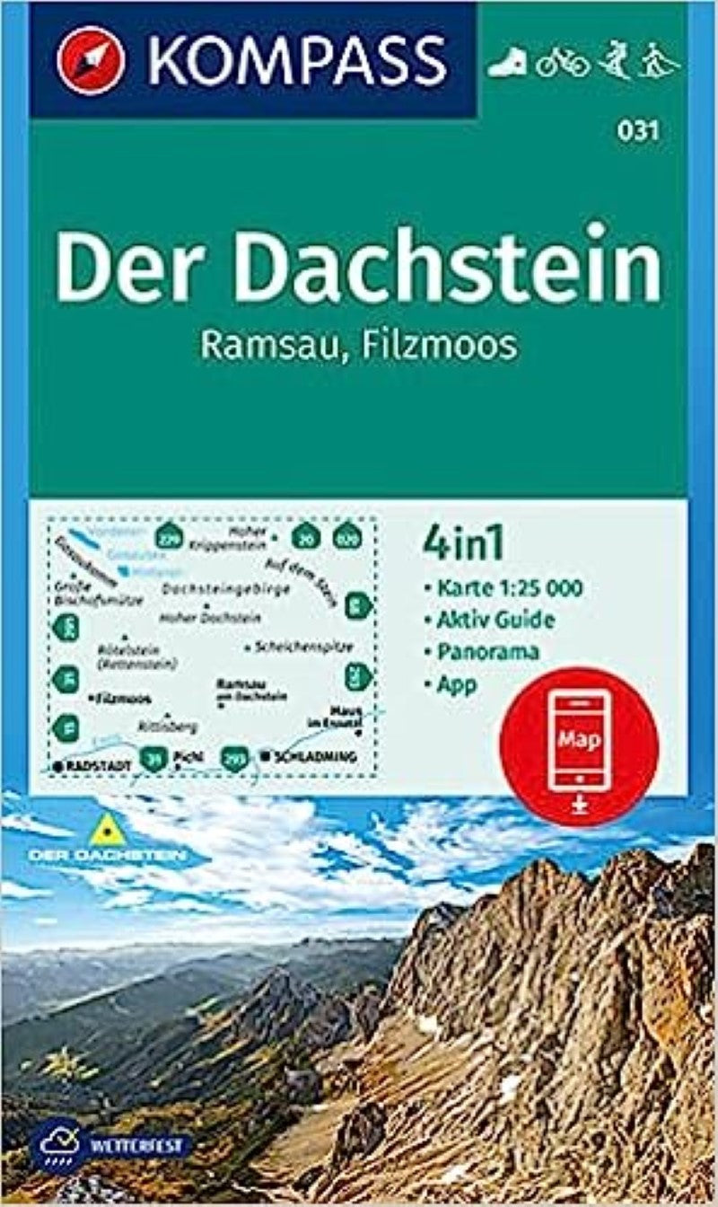 Ramsau - Dachstein Hiking Map