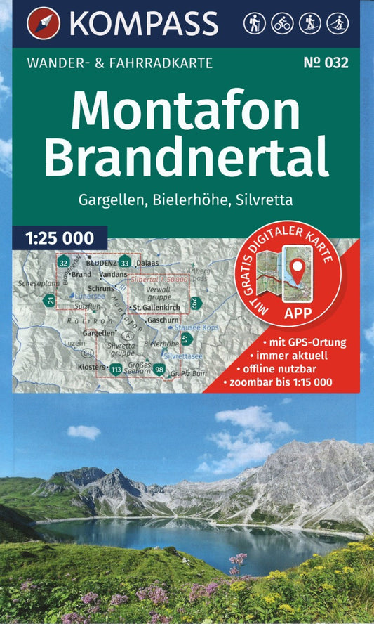 Montafon 1:25,000 Hiking Map