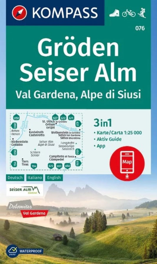 Val Gardena - Alpe di Siusi / Val Gardena - Alpe di Siusi Hiking Map