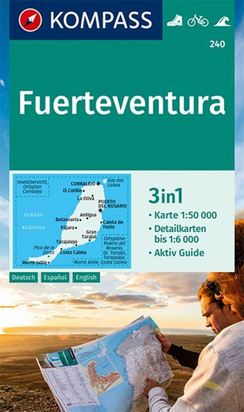 Fuerteventura Island Hiking Map