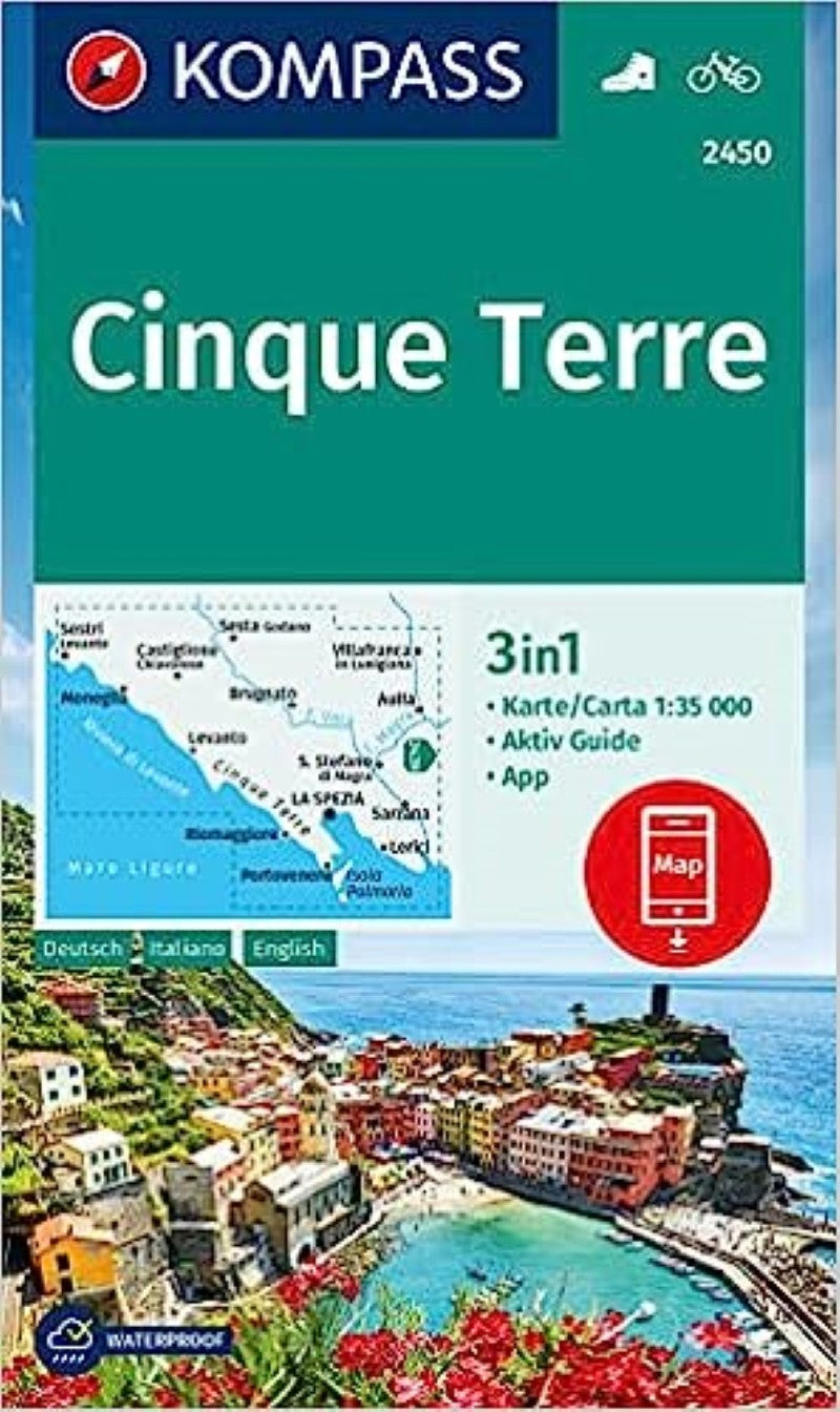 Cinque Terre (#2450) Hiking Map
