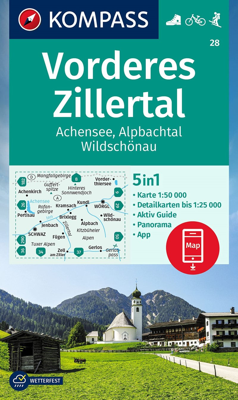 Vorderes Zillertal / Achensee / Alpbachtal / Wildschönau +AG