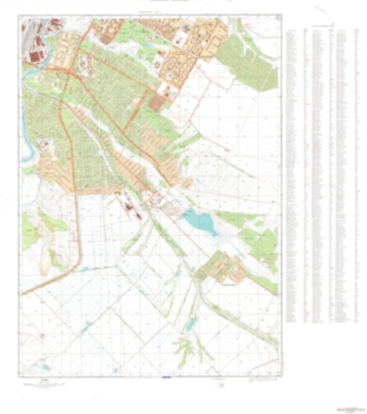 Kramatorsk 4 (Ukraine) - Soviet Military City Plans