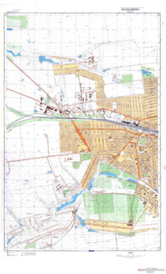 Krasnoarmeisk 1 (Ukraine) - Soviet Military City Plans