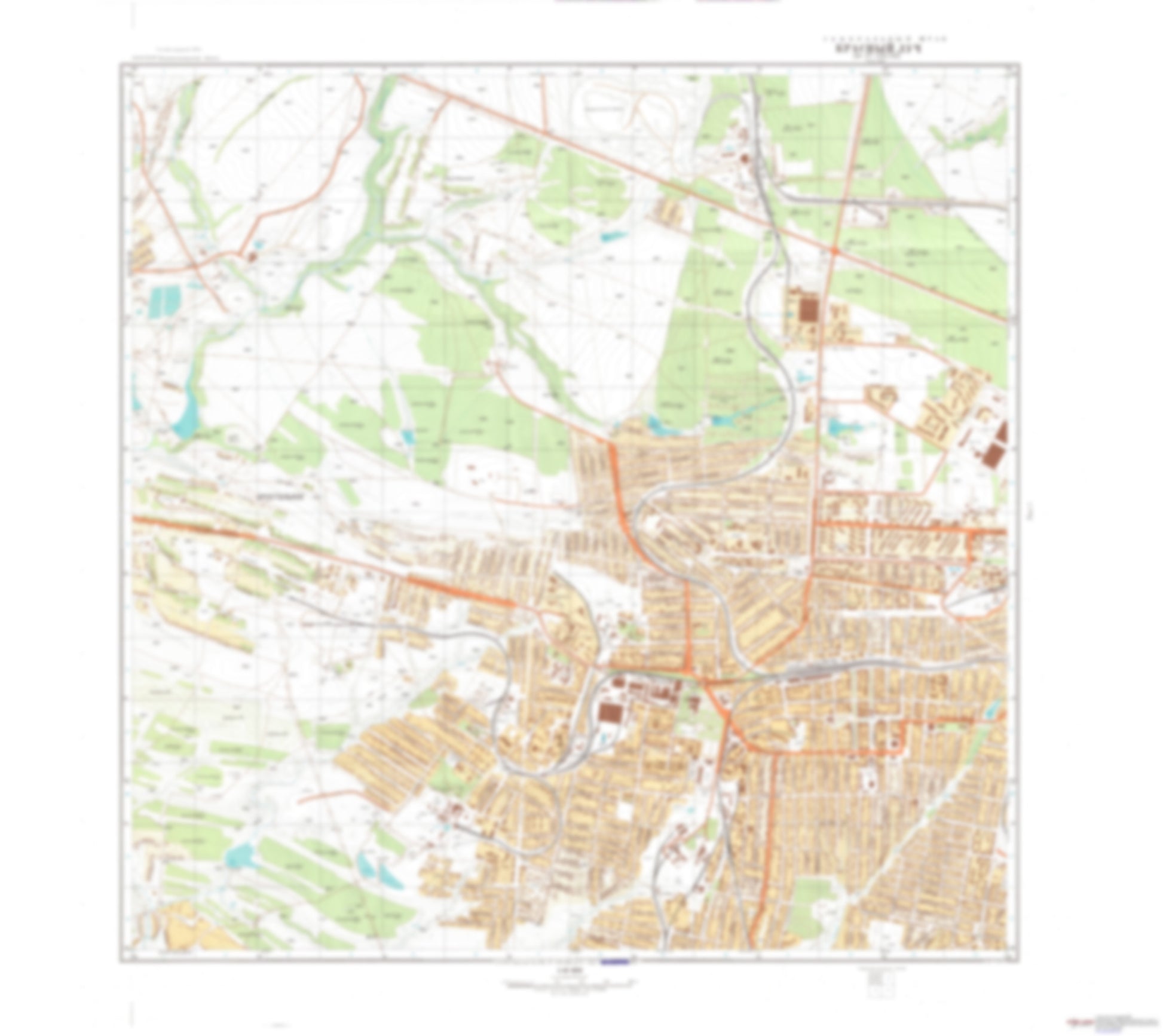 Krasnyi Luch 1 (Ukraine) - Soviet Military City Plans