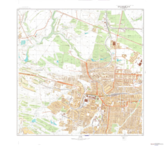 Krasnyi Luch 1 (Ukraine) - Soviet Military City Plans