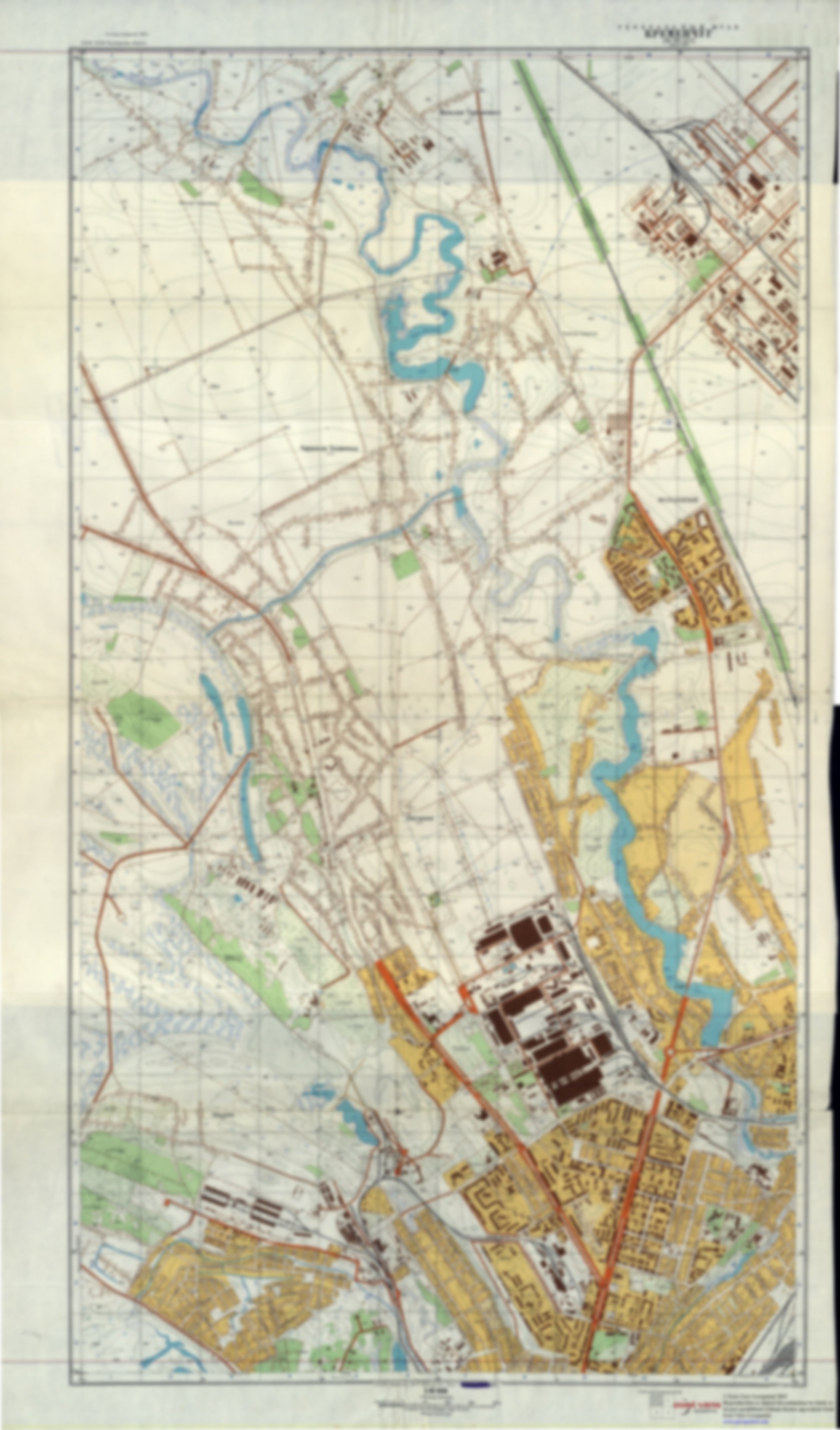 Kremenchug 1 (Ukraine) - Soviet Military City Plans