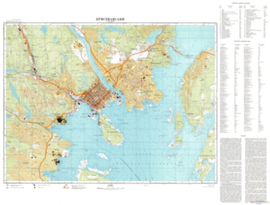 Kristiansand (Norway) - Soviet Military City Plans