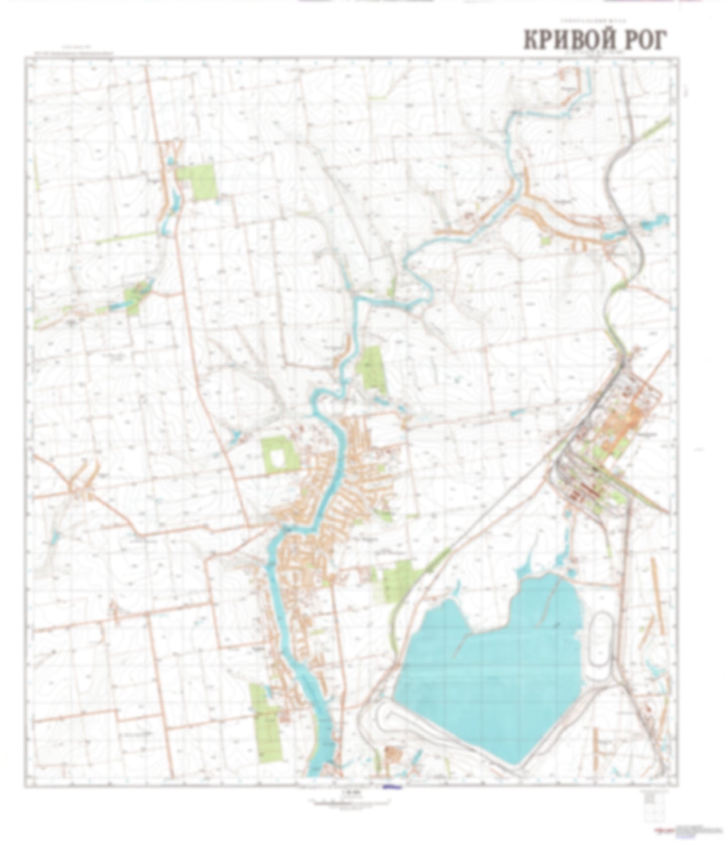 Krivoi Rog 1 (Ukraine) - Soviet Military City Plans