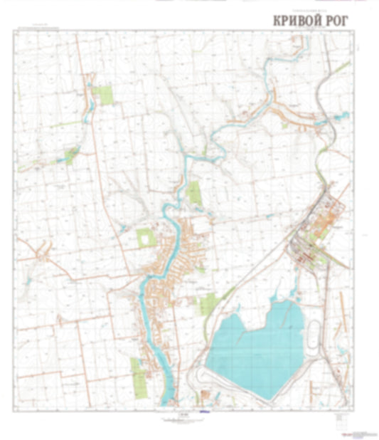 Krivoi Rog 1 (Ukraine) - Soviet Military City Plans