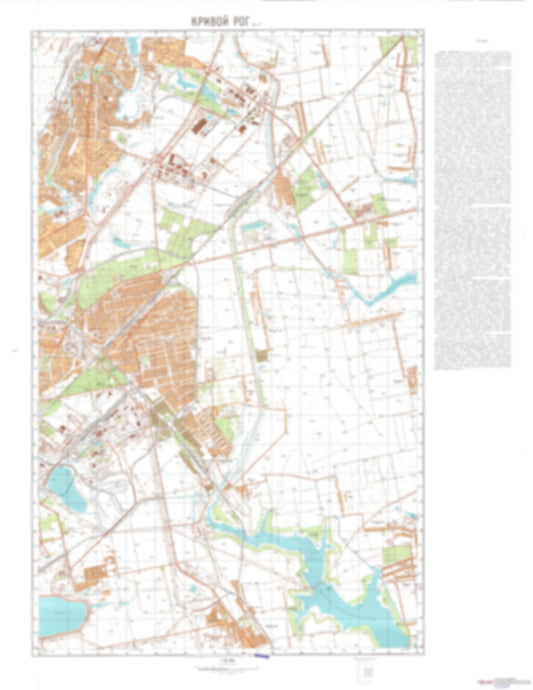 Krivoi Rog 4 (Ukraine) - Soviet Military City Plans