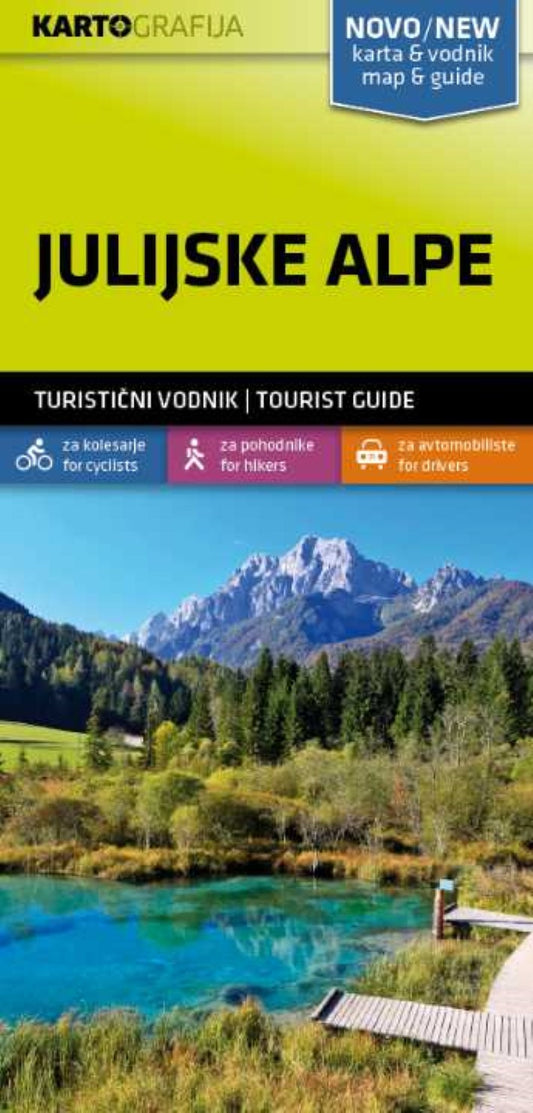 Julian Alps Tourist Map and Guide