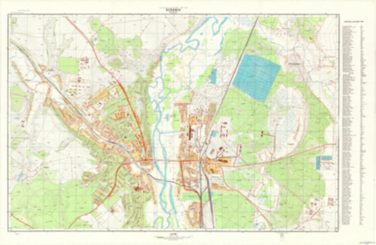 Kupiansk 1 (Ukraine) - Soviet Military City Plans