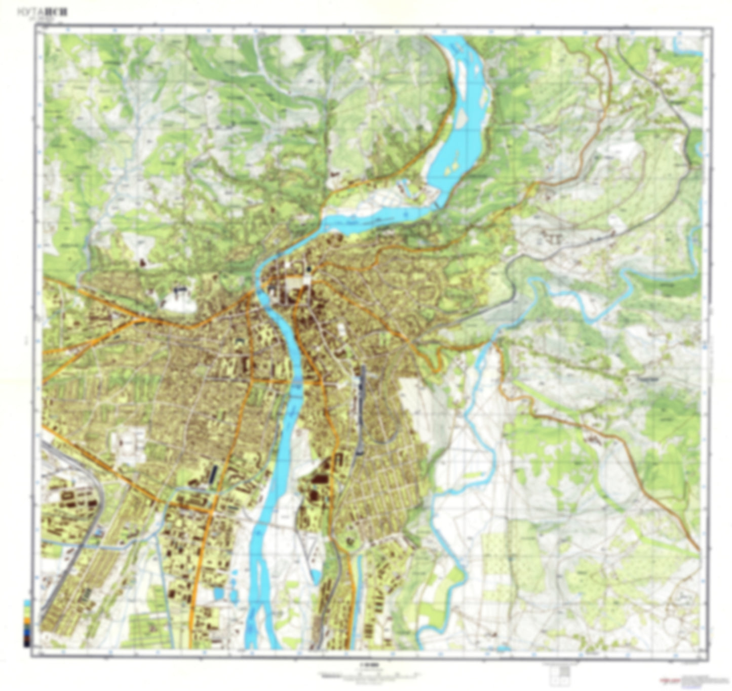 Kutaisi 2 (Georgia) - Soviet Military City Plans