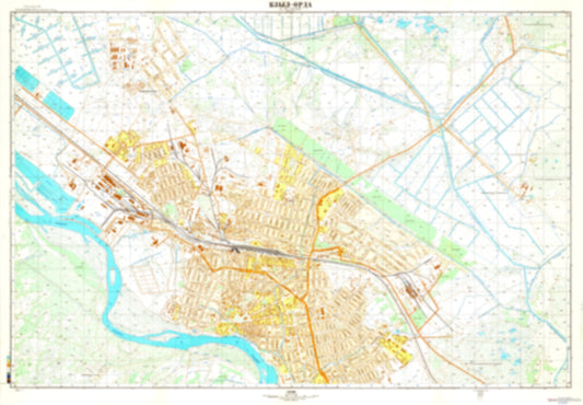 Kzyl-Orda 1 (Kazakhstan) - Soviet Military City Plans