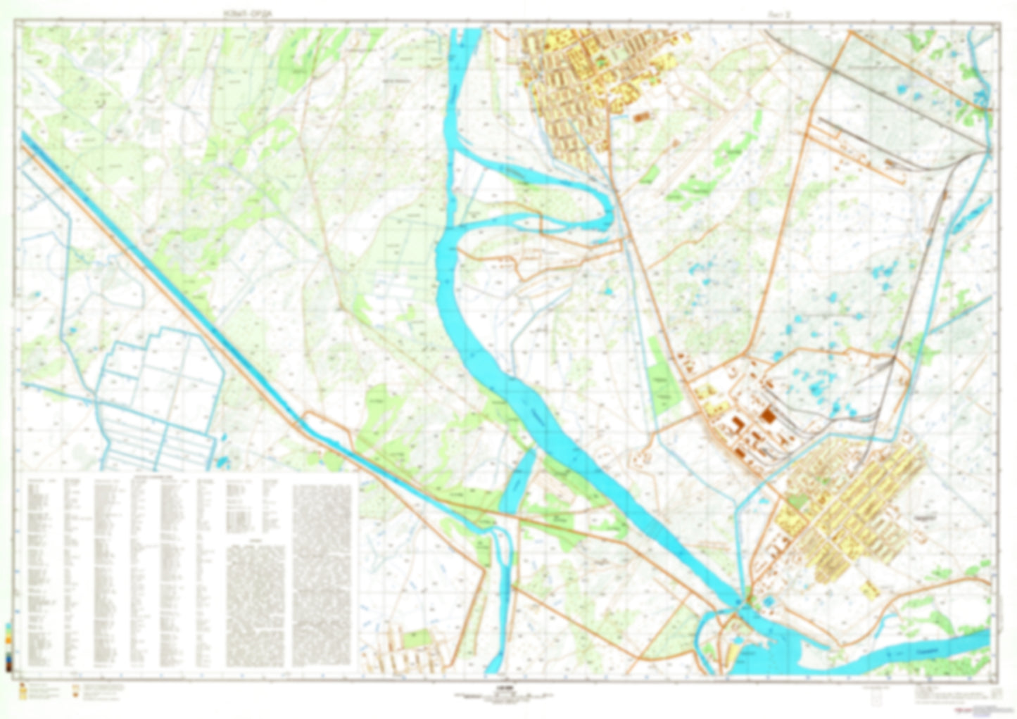 Kzyl-Orda 2 (Kazakhstan) - Soviet Military City Plans