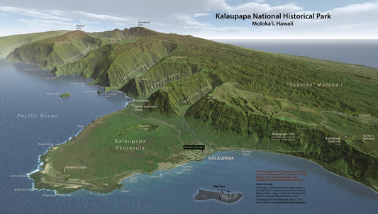Kalaupapa National Historical Park - Laminated