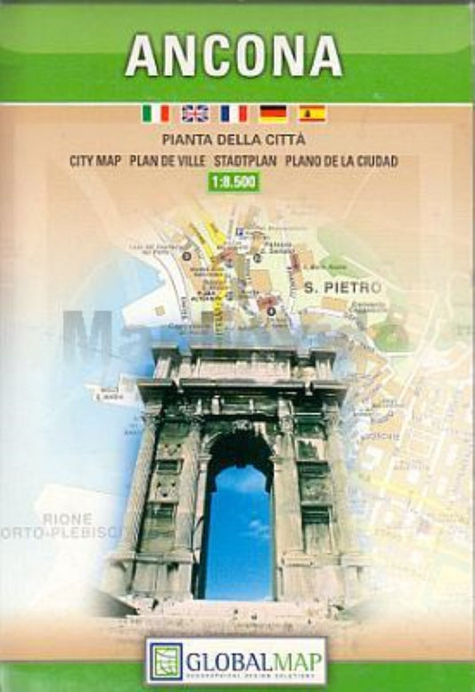 Ancona : pianta della citta : 1:7,500