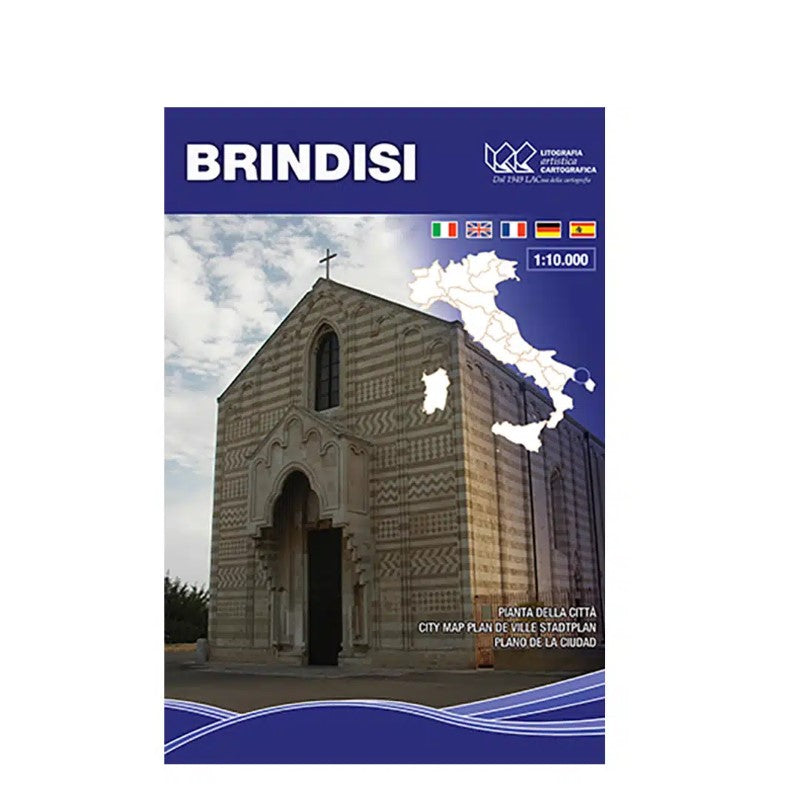 Brindisi – Thematic map of the city, 1:10,000 scale