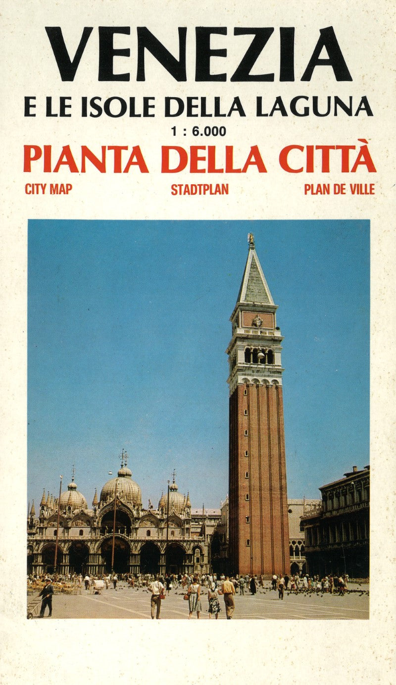Venezia : e le Isole della Laguna : pianta della citta