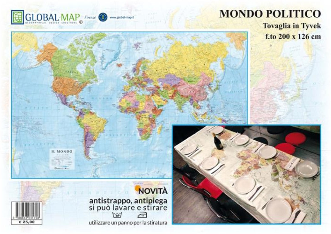 World Political Tablecloth